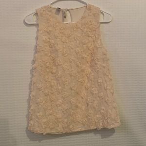 mango suit flower short sleeve blouse